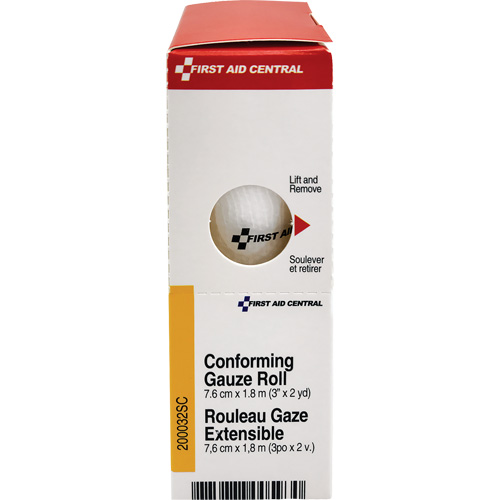Recharge de bandage en gaze &eacute;tirable et conforme SmartCompliance, Rouleau, 6' lo x 3" la, St&eacute;rile, Dispositif m&eacute;dical Classe 1 Cam Industrial