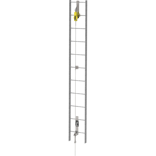 Latchways&reg; Vertical Ladder Lifeline Kit, Stainless Steel Cam Industrial