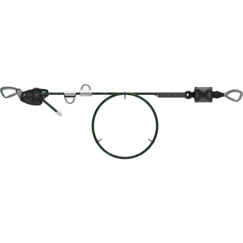 Corde de 100' pour ligne de vie temporaire horizontale, Corde d'alpinisme Cam Industrial