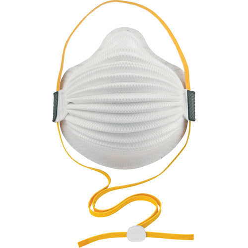 Respirateur AirWave jetable avec SmartStrap et garniture d'&eacute;tanch&eacute;it&eacute; int&eacute;grale en mousse, P95, Certifi&eacute; NIOSH, Moyen/grand Cam Industrial