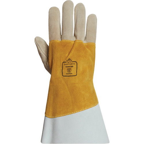 Endura&reg; TIG Welding Gloves, Grain Cowhide, Size Small/7 Cam Industrial