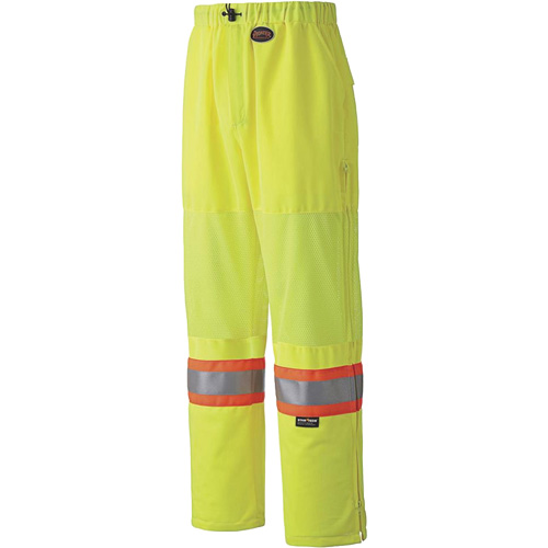 5999P Traffic Safety Pants, Polyester, X-Small, High Visibility Orange Cam Industrial