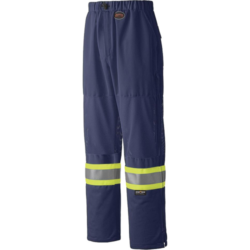 6003P Traffic Safety Pants, Polyester, X-Small, Navy Blue Cam Industrial