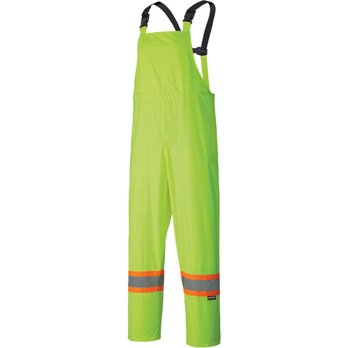 5599 Lightweight Waterproof Rain Suit, Polyester/PVC, X-Small, High Visibility Lime-Yellow Cam Industrial