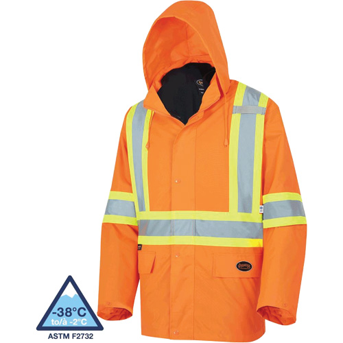 5632 The Rock 3-in-1 Parka, High Visibility Orange, X-Small Cam Industrial