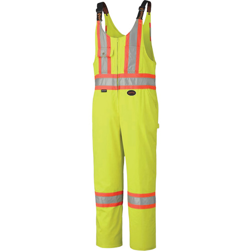 6616 Overalls, Poly-Cotton, 36, High Visibility Lime-Yellow Cam Industrial