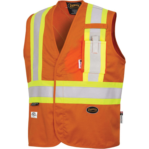 7728 Veste r&eacute;sistante aux arcs &eacute;lectriques FR-Tech, Petit, Orange haute visibilit&eacute;, 10 cal/cm² Cam Industrial