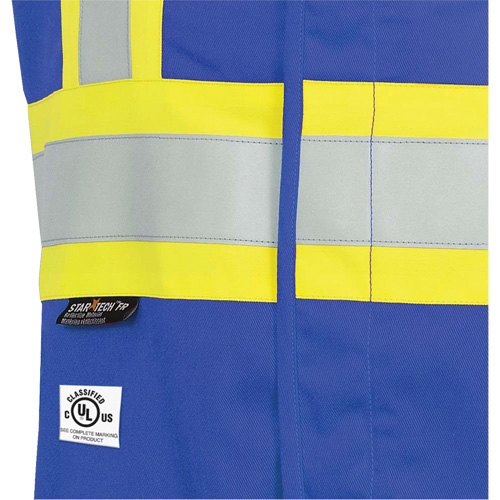 7730 FR-Tech&reg; Flame-Resistant Arc Safety Vest, Small, Royal Blue, 10 cal/cm² Cam Industrial
