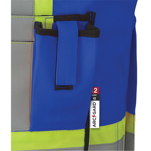 7733 Veste d'arpenteur ignifuge et r&eacute;sistant aux arcs &eacute;lectriques FR-Tech, Petit, Bleu royal, 9,7 cal/cm² Cam Industrial