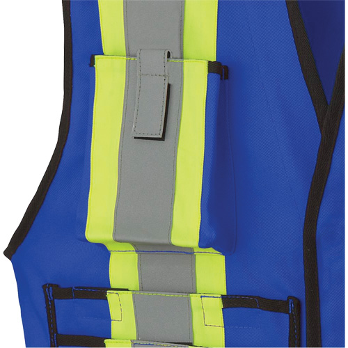 7733 Veste d'arpenteur ignifuge et r&eacute;sistant aux arcs &eacute;lectriques FR-Tech, Petit, Bleu royal, 9,7 cal/cm² Cam Industrial