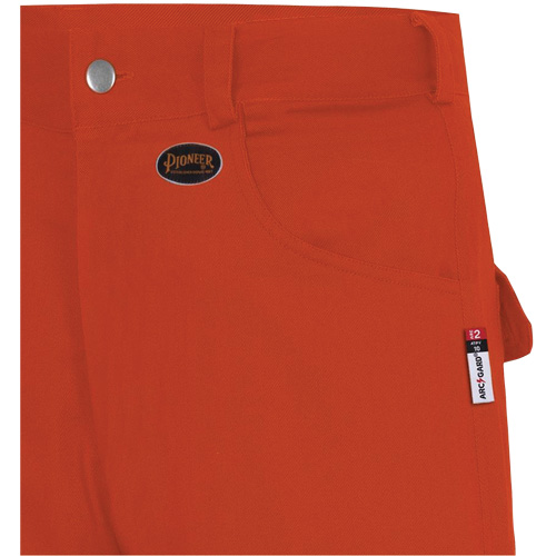 7765 FR-Tech&reg; 88/12 Arc Rated High-Visibility Safety Cargo Pants, 30, x 32, High Visibility Orange, 10 cal/cm² Cam Industrial