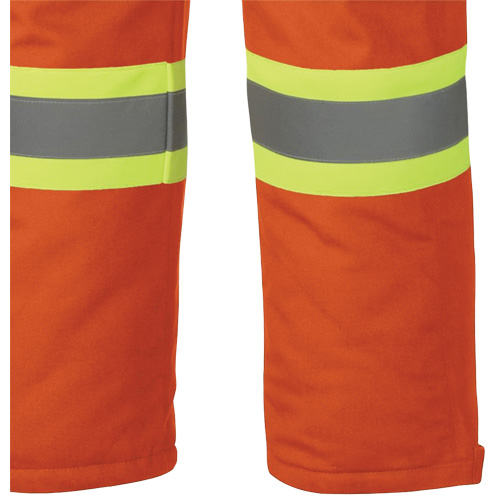 5534A Flame-Resistant Quilted Safety Overalls, Small, Orange Cam Industrial