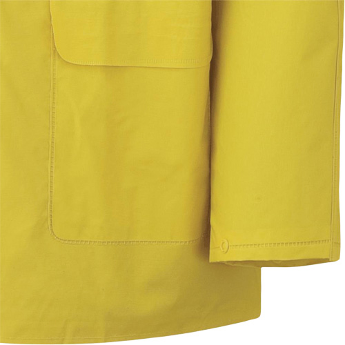 577J Veste imperm&eacute;able, Polyester/PVC, Petit, Jaune Cam Industrial