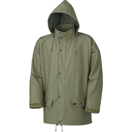 D7000 Veste imperm&eacute;able extensible, Polyur&eacute;thane, T-petit, Vert Cam Industrial