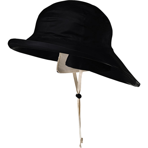 D5050 Chapeau Sou'wester traditionnel noir Dry King, Petit, Noir, Caoutchouc Cam Industrial