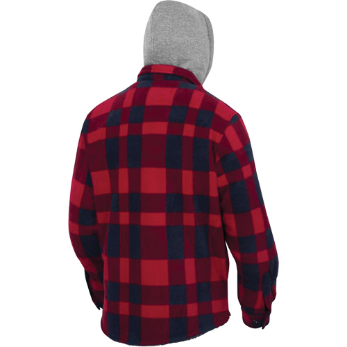 415RB Chemise &agrave; capuche matelass&eacute;e, Hommes, Petit, Multicolore Cam Industrial