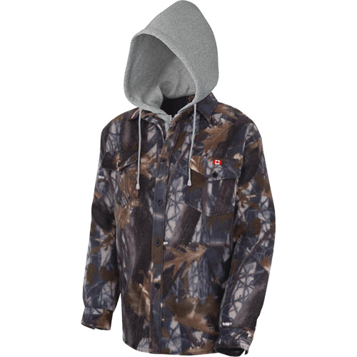 415CM Chemise &agrave; capuche matelass&eacute;e, Hommes, T-petit, Multicolore Cam Industrial