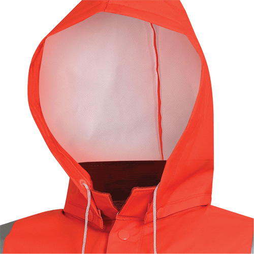 576J Veste de pluie ignifuge haute visibilit&eacute;, Petit, Orange haute visibilit&eacute; Cam Industrial