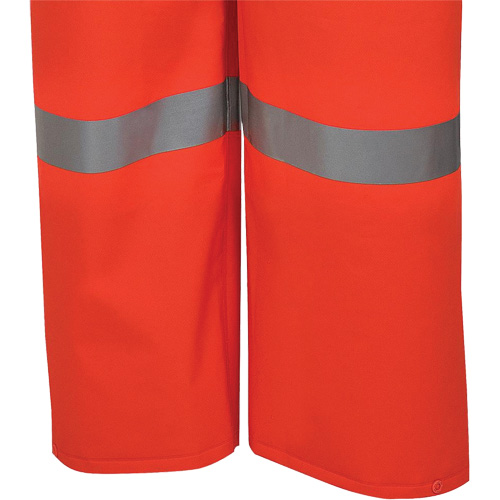 576P FR Safety Bib Pants, Small, High Visibility Orange Cam Industrial