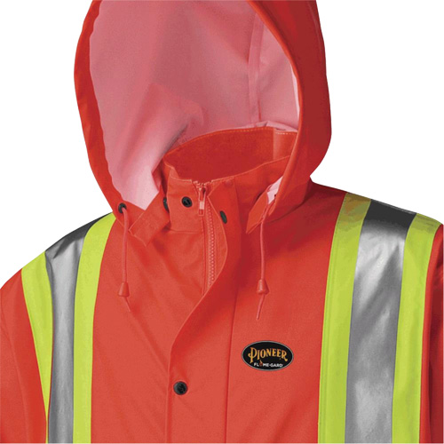 5896 Manteau long imperm&eacute;able et ignifuge, Petit, Orange haute visibilit&eacute; Cam Industrial