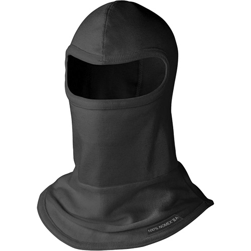 C214BK Cagoule &agrave; un trou en tricot moyen, Noir, Nomex Cam Industrial