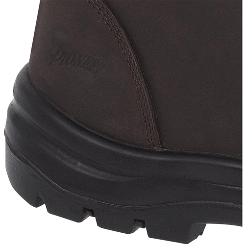 1028 Brown 8" Work Boots, Leather, Steel Toe, Size 10 Cam Industrial