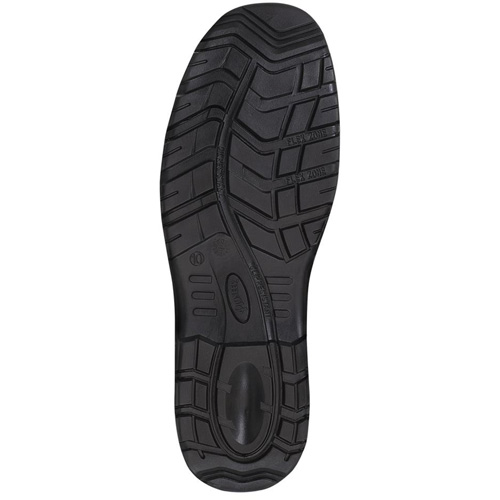 1027 Bottes de travail 8" noires, Cuir, Embout Acier, Taille 10 Cam Industrial