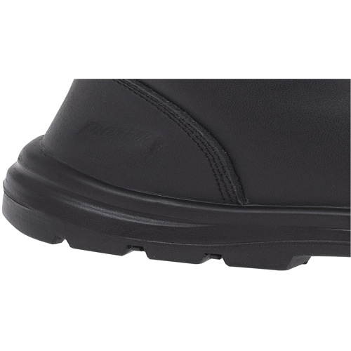 1027 Bottes de travail 8" noires, Cuir, Embout Acier, Taille 10 Cam Industrial