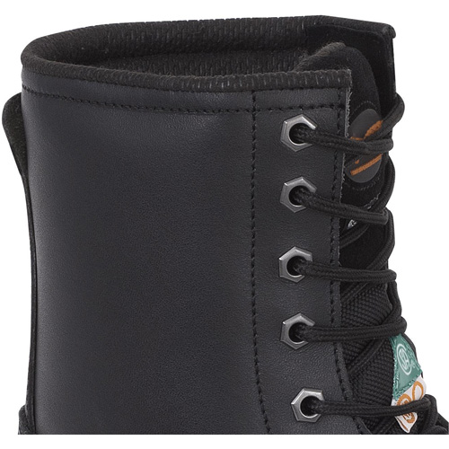 1027 Bottes de travail 8" noires, Cuir, Embout Acier, Taille 10 Cam Industrial