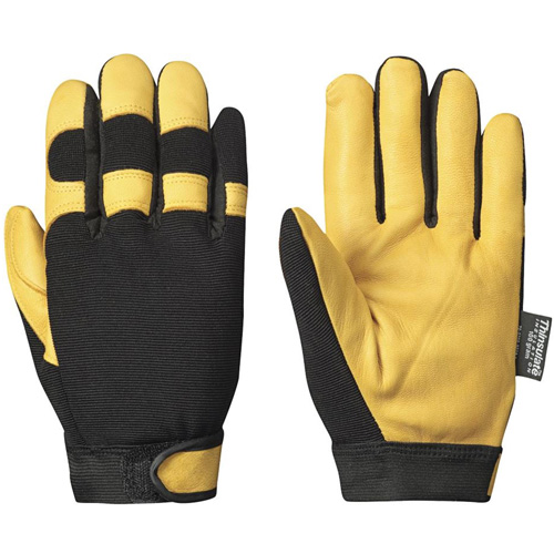 891 Gants ergonomiques isol&eacute;s de m&eacute;canicien, Paume Cuir fleur de ch&egrave;vre, Taille Petit Cam Industrial