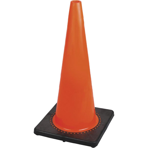 183P Premium Flexible Safety Cone, 28", Orange Cam Industrial