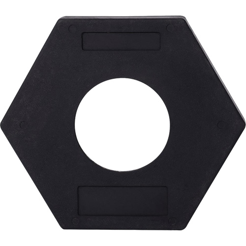 2320 Stackable Delineator Base, 17 lbs. Cam Industrial