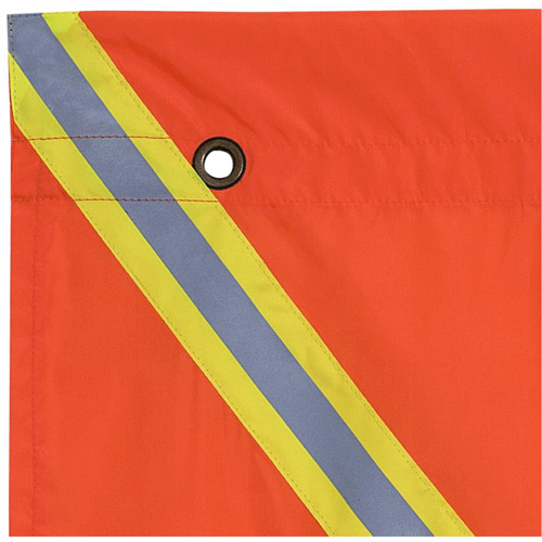 353 Drapeau avec bande r&eacute;fl&eacute;chissante, Polyester Cam Industrial