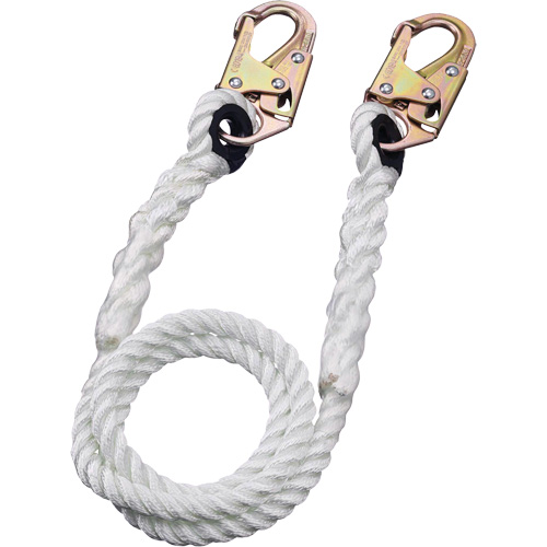 LAN-1222-6 Longe de retenue en corde, 1 branches, 6', Classe CSA A Cam Industrial