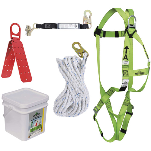 RK4-50 Ensemble de protection contre les chutes, Trousses pour couvreur de toit Cam Industrial