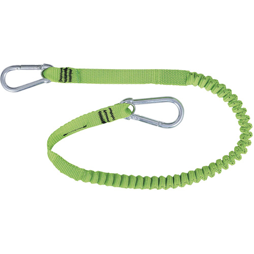 TT-9902 Slim Line Tool Tether Harness Lanyard, Fixed Length, Dual Carabiner Cam Industrial