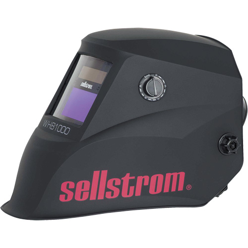 WHB1000 Advantage Series ADF Welding Helmet, 3.54" L x 1.57" W View Area, Black/Red Cam Industrial