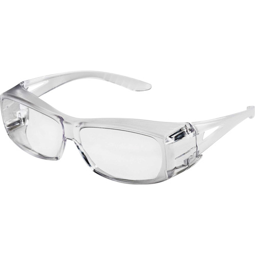 X350 Lunettes de s&eacute;curit&eacute; OTG, Lentille Transparent, Anti-&eacute;gratignures, ANSI Z87+/R&eacute;pond ou surpasse la norme CSA Z94.3 Cam Industrial