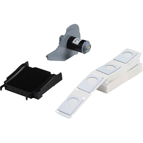 Raised Panel Labels, Polyester, 1.2" L x 1.9" H, White Cam Industrial