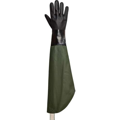 Chemstop Chemical-Resistant Gloves, PVC, Flock-Lined Inner Lining Cam Industrial