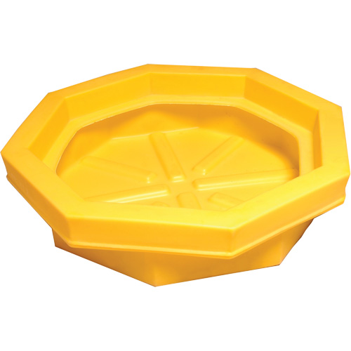 Ultra-Drum Tray&reg; without Grating, 32" L x 32" W x 8.1" H, 22.8 US gal. Spill Capacity Cam Industrial