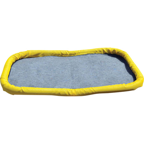 Small Ultra-Filter Pad, 0.8 US gal. Capacity, 2.5' W x 2' L x 3" H, Foam Wall Cam Industrial
