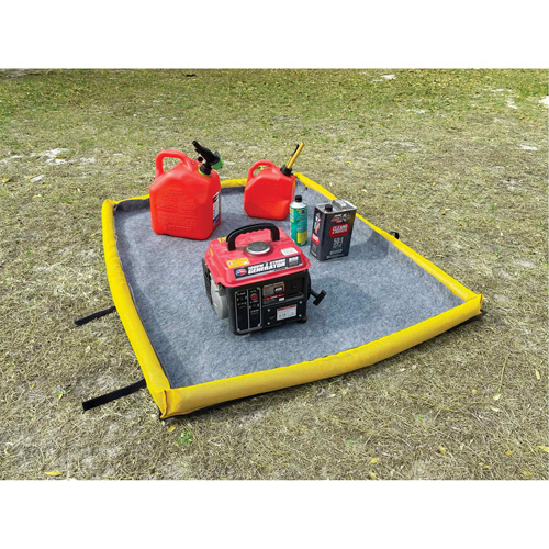 Small Ultra-Filter Pad, 0.8 US gal. Capacity, 2.5' W x 2' L x 3" H, Foam Wall Cam Industrial
