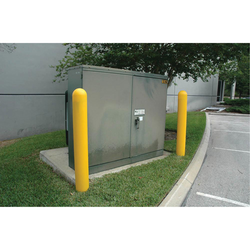 Ultra-Post Protector, 7" dia. x 52" l, Jaune Cam Industrial