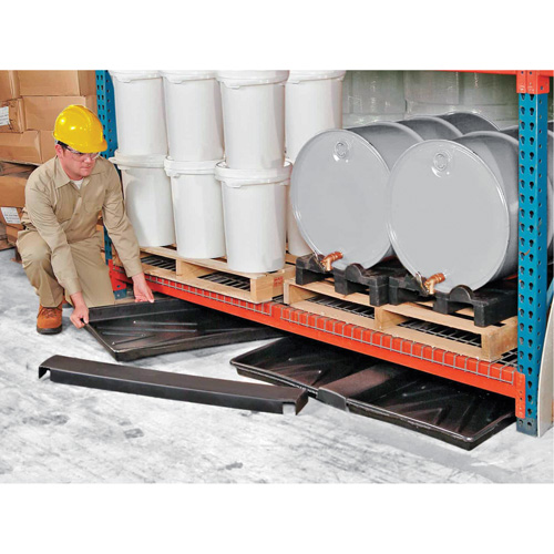 Ultra-Rack Containment Tray – Plateau unique, 44" lo x 23,5" la x 2,8" h, Cap. de d&eacute;versement 8 gal. US Cam Industrial