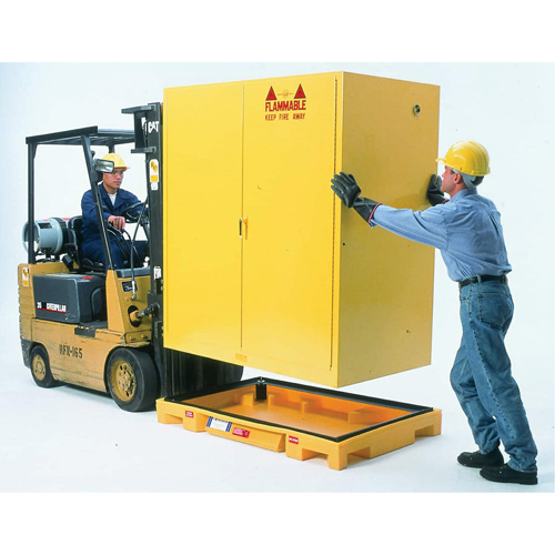 Double Drum Ultra-Safety Cabinet Bladder System, 63" lo x 38,5" la x 6,3" h, Capacit&eacute; de charge 3000 lb Cam Industrial