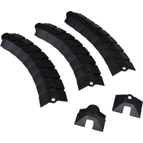 Grand Ultra-Sidewinder Cable Protection System avec capuchons, 34" x 13,6" x 2,1", 260 lb (0,13 tonnes) Cam Industrial