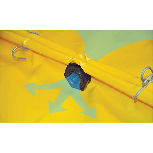 2-Drum Flexible Ultra-Spill Deck&reg; Bladder System, 88 US gal. Spill Capacity, 48" x 27" x 5" Cam Industrial