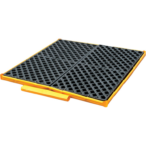 4-Drum Flexible Ultra-Spill Deck&reg; Bladder System, 110 US gal. Spill Capacity, 51" x 48" x 5" Cam Industrial