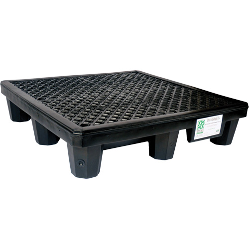 4-Drum Economy Ultra-Spill Pallet&reg;, 66 US gal. Spill Capacity, 53" x 53" x 11.8" Cam Industrial